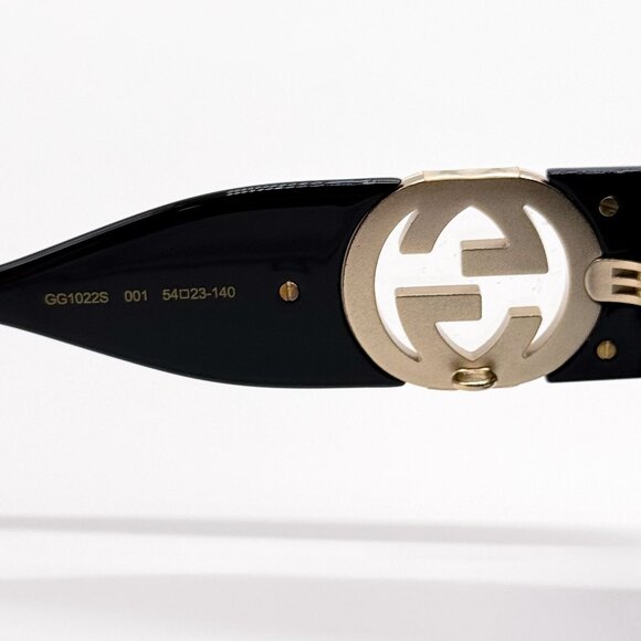NEW GUCCI SUNGLASSES GG1022S 001 BLACK WOMEN EYEWEAR GUCCI